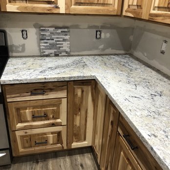 LD Kitchen & Bath - This is two slabs seamed together; yellow in the pattern made the counters look coffee stained. - Kitchen & Bath Near Me - Tacoma, Washington