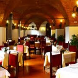 Villa Borromeo - The cellar restaurant where we had our welcome dinner for our wedding guests.