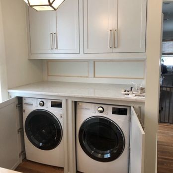 Southern Green Custom Cabinets - Washer and dryer - Cabinetry Near Me Southern Green Custom Cabinets - Washer and dryer - Cabinetry Near Me
