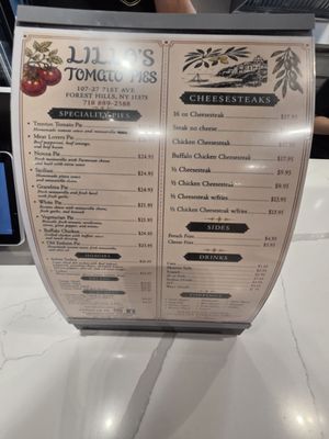 Menu photo 1 Lillo’s Tomato Pie Forest Hills, NY Menu photo 1 Lillo’s Tomato Pie Forest Hills, NY