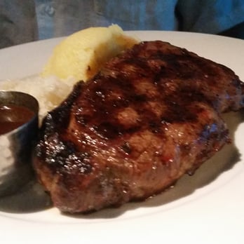 RumFish Grill - New York strip w coconut rice and truffled mashed potatoes - Seafood Near Me - St Pete Beach, Florida