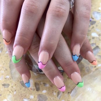 Silk Royal Nails - colorful nail set - Nail Salons Near Me - Westchester, Illinois