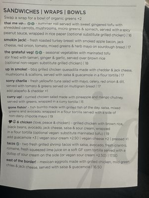 Menu photo 1 Joni's Kitchen Montauk, NY