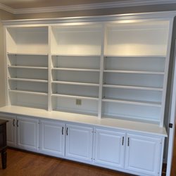 Michael's Painting - Painted shelves