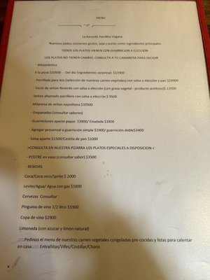 Menu photo 1 La Reverde Buenos Aires, C