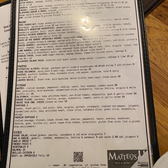 Matteo's Pizza & Bistro - Matteo's lunch Menu - Pizza Near Me - Carmichael, California Matteo's Pizza & Bistro - Matteo's lunch Menu - Pizza Near Me - Carmichael, California