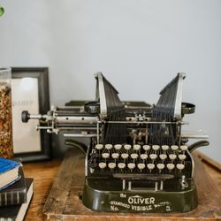 Salida Books - Come check out the vintage typewriters in the shop, and type out a note of your own!