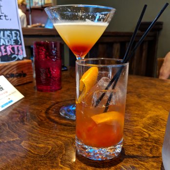 George's Corner - Pineapple Upside Cake Martini and an Old Fashioned - American Near Me - St George, Utah George's Corner - Pineapple Upside Cake Martini and an Old Fashioned - American Near Me - St George, Utah