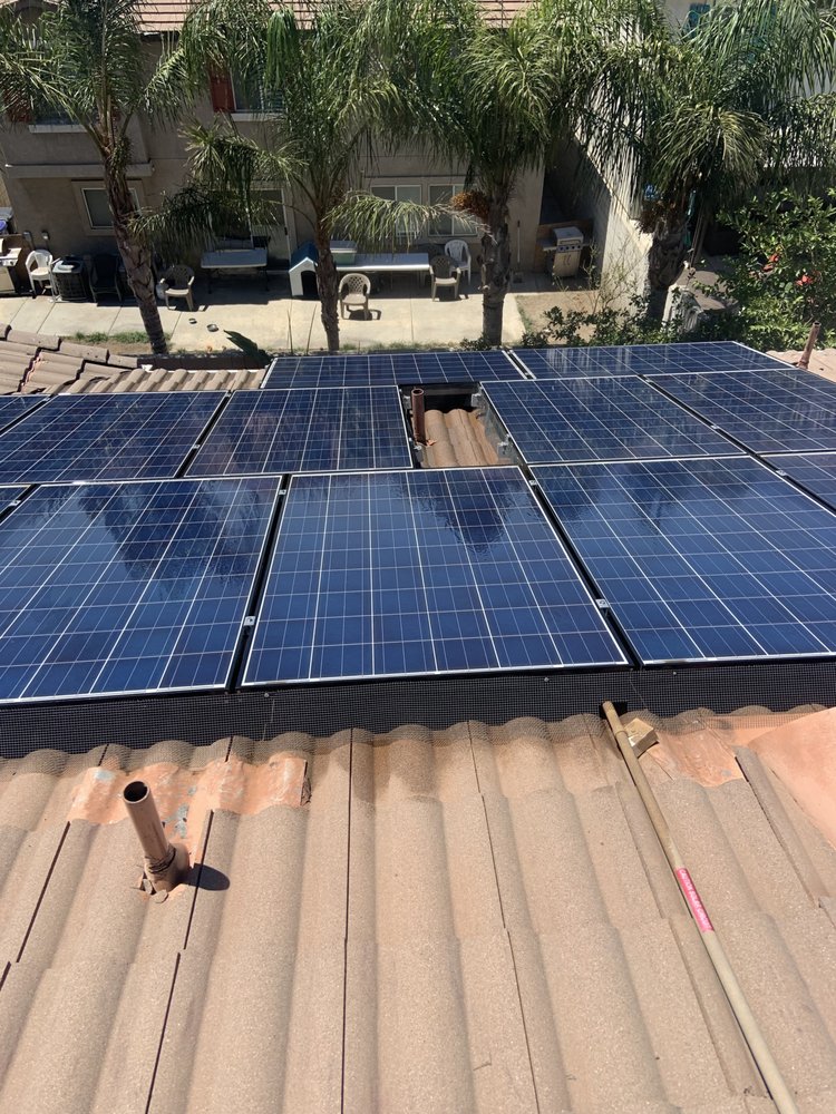 Slide of Roof Doctor Solar Panel Cleaning