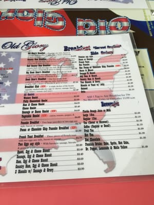 Menu photo 1 Old Glory Gallatin, TN