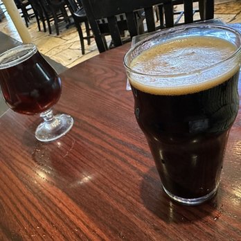 Quarter Celtic Brewpub - two glasses of beer on a table - Brewpubs Near Me - Albuquerque, New Mexico