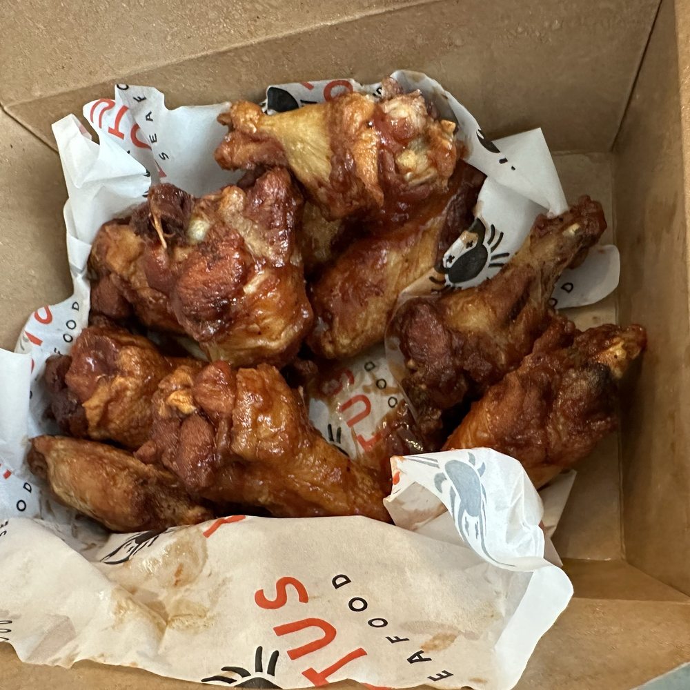 Lotus Seafood - 10pc spicy BBQ wings - Seafood Near Me - Houston, Texas Lotus Seafood - 10pc spicy BBQ wings - Seafood Near Me - Houston, Texas