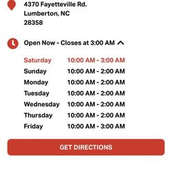Checkers - Hours of operation and address