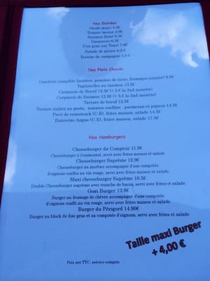Menu photo 3 Le Comptoir - Rugbybar Paris, 75 Menu photo 3 Le Comptoir - Rugbybar Paris, 75