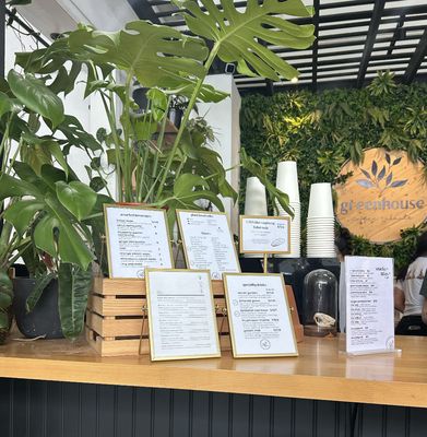 Greenhouse Coffee + Plants by null