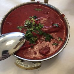 Pari Indian Cuisine - Butter Chicken. Yep, it was red!