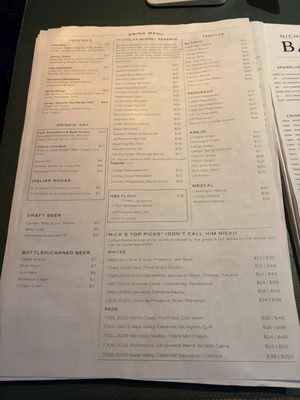 Menu photo 2 Nicholas Barrel & Roost Red Bank, NJ
