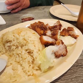 Chick Corner Thai Kitchen - Second look at fried pork belly and garlic rice - Thai Near Me - Valley Village, California Chick Corner Thai Kitchen - Second look at fried pork belly and garlic rice - Thai Near Me - Valley Village, California