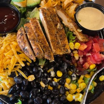 More Brewing - Southwest salad with Cajun chicken - Brewpubs Near Me - Bartlett, Illinois More Brewing - Southwest salad with Cajun chicken - Brewpubs Near Me - Bartlett, Illinois