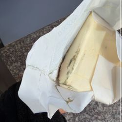 European Deli & Market - Moldy butter sold like this.