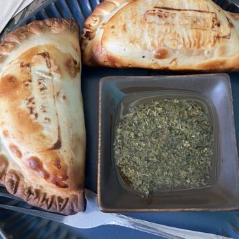 The Soulful Steep - Chicken and steak empanadas with chimichurri sauce... - Tea Rooms Near Me - Pompano Beach, Florida The Soulful Steep - Chicken and steak empanadas with chimichurri sauce... - Tea Rooms Near Me - Pompano Beach, Florida