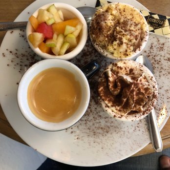 The Family - Espresso and dessert tasting plate. - French Near Me - Paris, 75 The Family - Espresso and dessert tasting plate. - French Near Me - Paris, 75