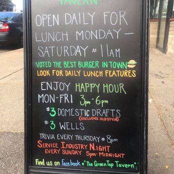 The Green Top Tavern - Happy hour - Dive Bars Near Me - Kalamazoo, Michigan The Green Top Tavern - Happy hour - Dive Bars Near Me - Kalamazoo, Michigan