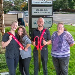 Aligned and Well Chiropractic - Dr. Brian Flemming and the Aligned and Well Chiropractic team at our ribbon cutting.