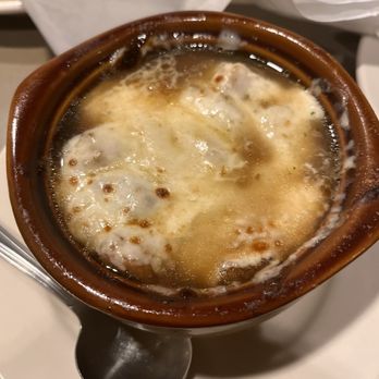 Harrison's - Baked French Onion Soup Au Gratin - American Near Me - Tipp City, Ohio Harrison's - Baked French Onion Soup Au Gratin - American Near Me - Tipp City, Ohio