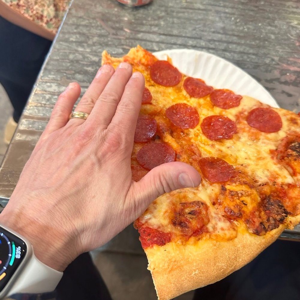 Benny Vitali's - They are big - Pizza Near Me - Fredericksburg, Virginia