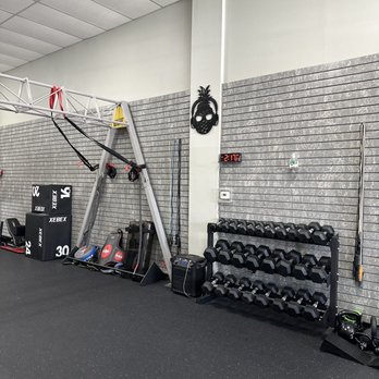 ALL F.I.T - TRX station with suspension straps, box jumps 16 inches-30inches. Water weight 10kg-50kg, boxing gear, timer clock, & jump ropes. - Circuit Training Gyms Near Me - Carson, California ALL F.I.T - TRX station with suspension straps, box jumps 16 inches-30inches. Water weight 10kg-50kg, boxing gear, timer clock, & jump ropes. - Circuit Training Gyms Near Me - Carson, California
