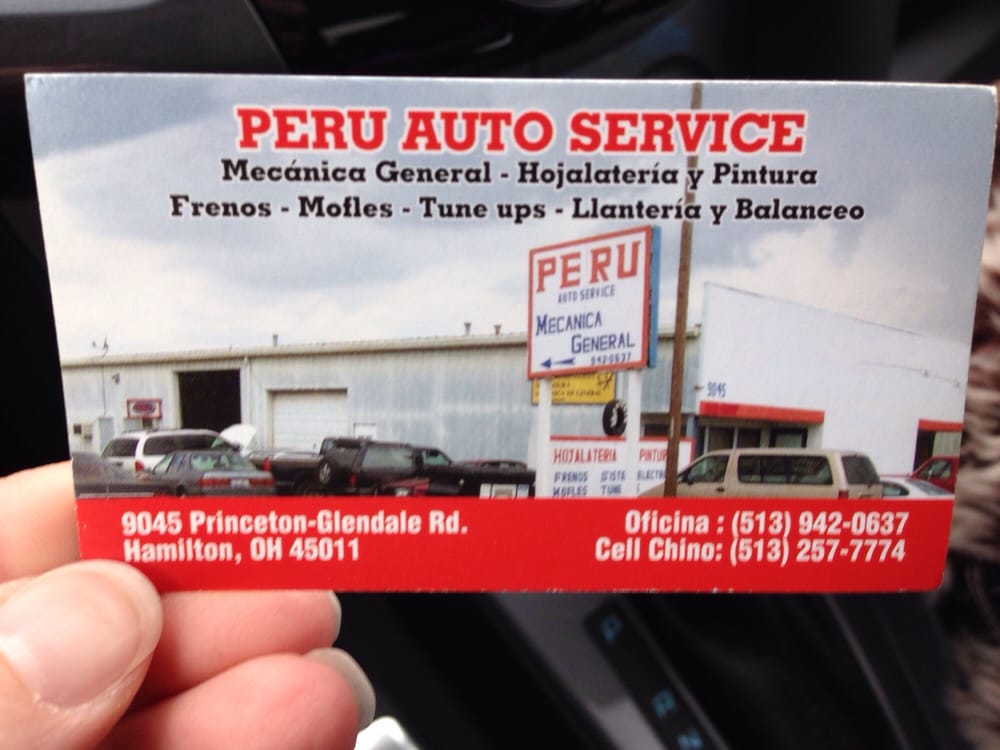 PERU AUTO Updated June 2024 9051 Princeton Glendale Rd, Westchester