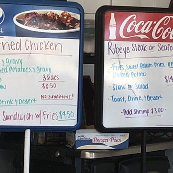 Papa's Grill - Special menu board. - Diners Near Me - Conway, South Carolina