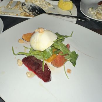 Eddie V's Prime Seafood - Burrata and Beet Salad - Seafood Near Me - Plano, Texas Eddie V's Prime Seafood - Burrata and Beet Salad - Seafood Near Me - Plano, Texas