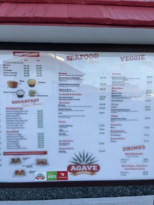 Menu photo 8 Agave Taco Shop San Diego, CA