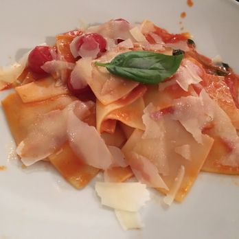 La Locanda di Pietro - Tacconelle - Homemade Tacconelle pasta with cherry tomatoes, sliced parmesan cheese and basil - Roman Near Me - Rome, RM La Locanda di Pietro - Tacconelle - Homemade Tacconelle pasta with cherry tomatoes, sliced parmesan cheese and basil - Roman Near Me - Rome, RM