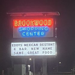 Brookwood Shopping Center - Topeka shopping sign