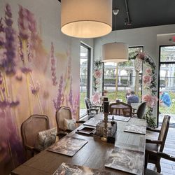 Rita’s Café: Books, Wine, & Language Exchange - Very cute interior design.