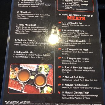 Shabuya - Menu 5/12/19 - Soup Near Me - Milpitas, California Shabuya - Menu 5/12/19 - Soup Near Me - Milpitas, California