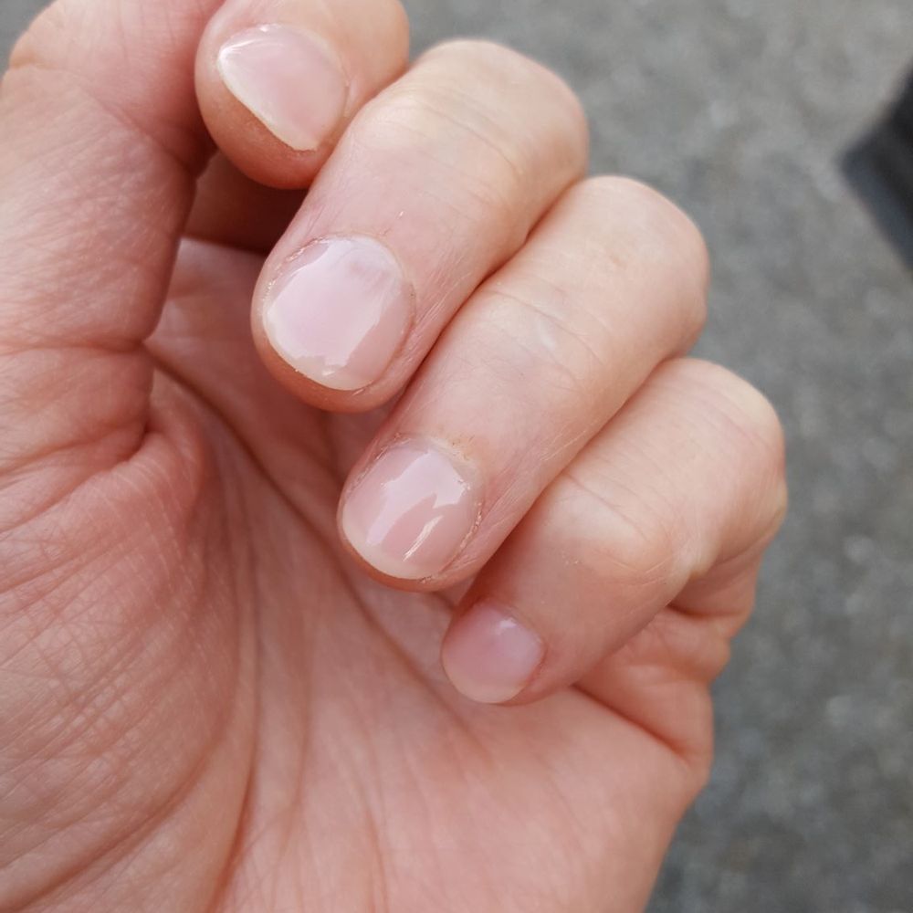Asked for help finding a nice neutral color and got this great polish. It pays to ask! Beautiful cuticles with no cuts. Asked for help finding a nice neutral color and got this great polish. It pays to ask! Beautiful cuticles with no cuts.
