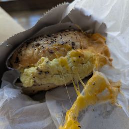Bacon, Egg, and Cheese, with Chipotle Gourmaise Spread
