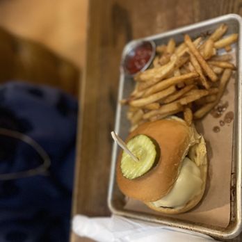 Not Your Average Joe's - Ardmore - Cheese burger & fries - New American Near Me - Ardmore, Pennsylvania