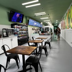 Salad-icious - Dining area and ordering counter