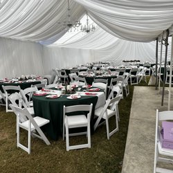 La Tiendita Party Supply & Rentals - Tent with white drapes