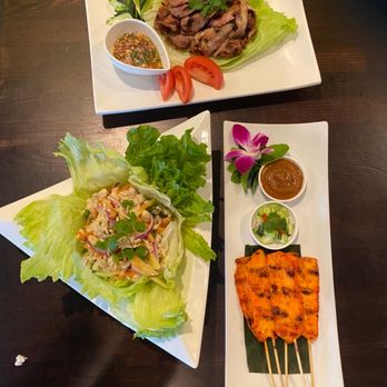Mint Leaf Thai Cuisine - Crying BBQ Pork, Larb Chicken and Satay Chicken - Thai Near Me - Newport Beach, California Mint Leaf Thai Cuisine - Crying BBQ Pork, Larb Chicken and Satay Chicken - Thai Near Me - Newport Beach, California