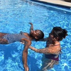 Swim N' Flow - Back float is essential to safety in the water