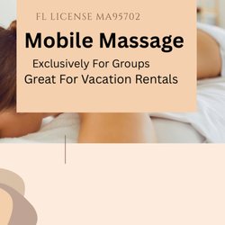 Jamie LMT Mobile Massage - Mobile group massage for vacation rentals! MA95702