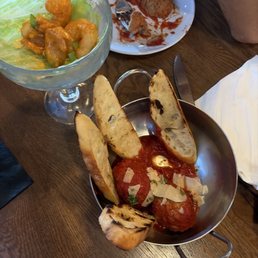 Dynamite shrimp and Italian Meatballs Dynamite shrimp and Italian Meatballs