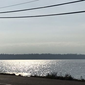 CJ's Beach House - View across from restaurant - Seafood Near Me - Blaine, Washington
