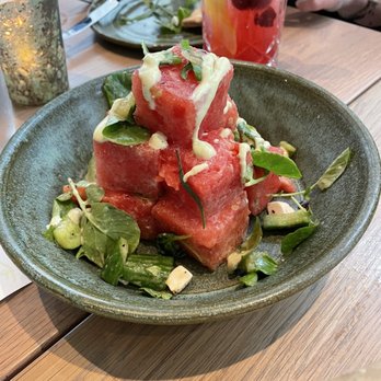Rumi's Kitchen - Colony Square - Watermelon Salad - Persian/Iranian Near Me - Atlanta, Georgia Rumi's Kitchen - Colony Square - Watermelon Salad - Persian/Iranian Near Me - Atlanta, Georgia